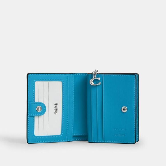 Coach X Peanuts Leather Snap Wallet With Linus Bag Purse - Picture 12 of 13